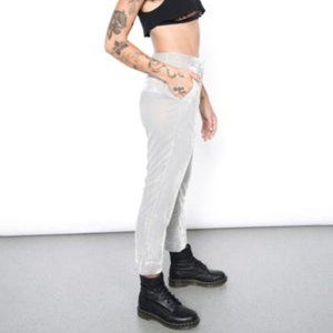 Wildfang Empower Velvet Slim Crop Pant
